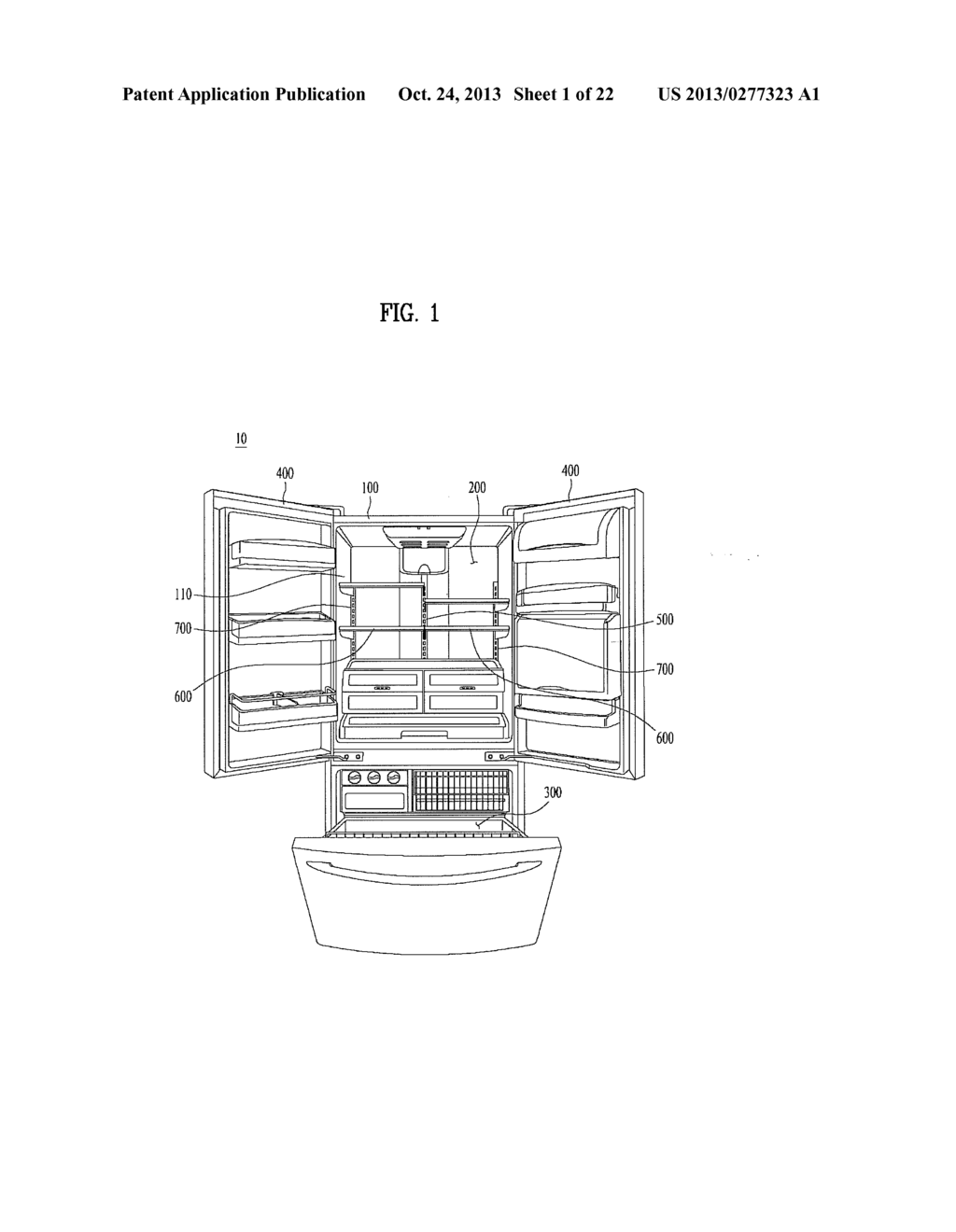 SHELF AND REFRIGERATOR WITH THE SAME - diagram, schematic, and image 02