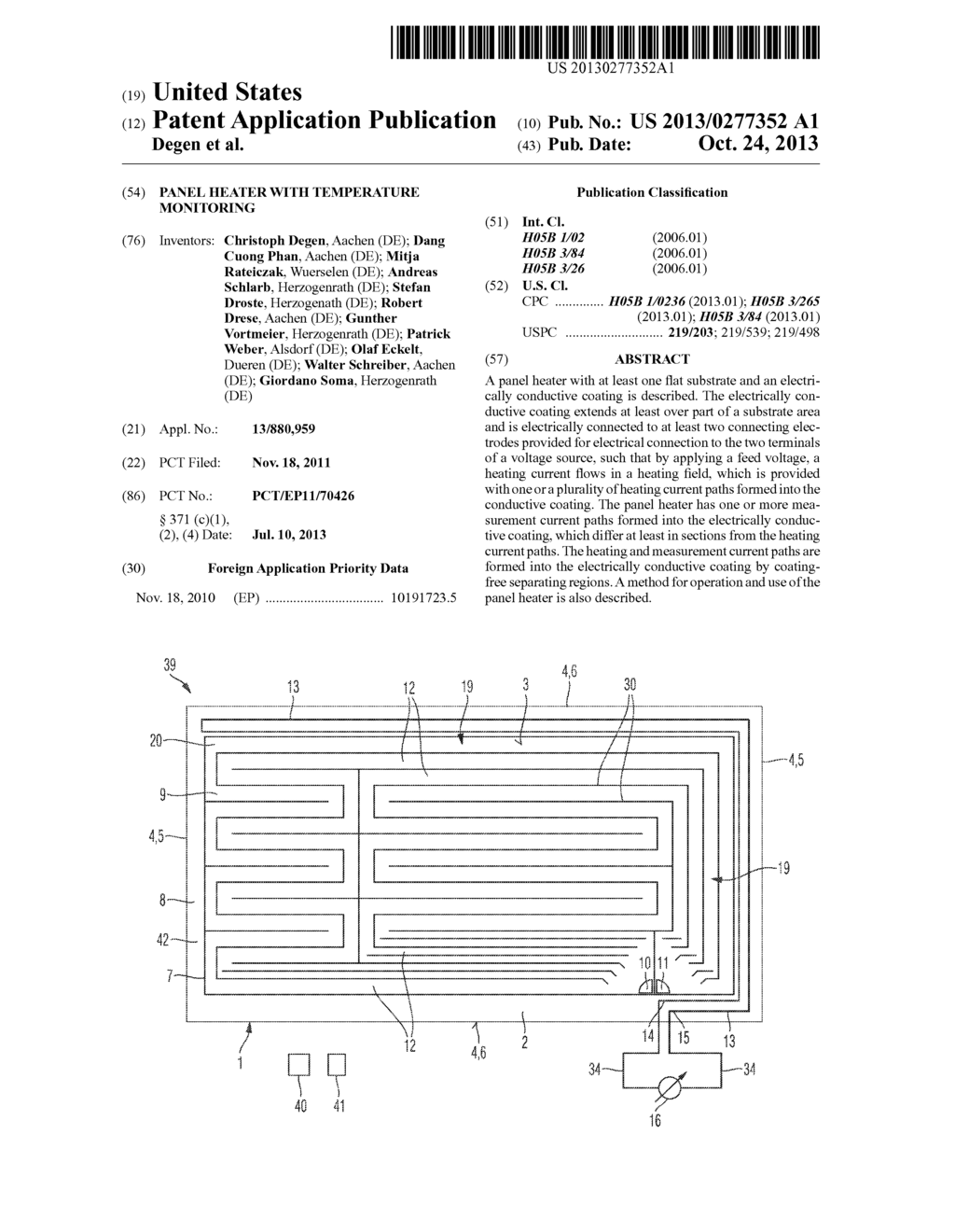 PANEL HEATER WITH TEMPERATURE MONITORING - diagram, schematic, and image 01