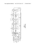 MULTIPLE STAGE OPEN COIL ELECTRIC RESISTANCE HEATER WITH BALANCED COIL     POWER ARRANGEMENT AND HEATER COOL END TERMINATION AND METHOD OF USE diagram and image