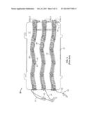 MULTIPLE STAGE OPEN COIL ELECTRIC RESISTANCE HEATER WITH BALANCED COIL     POWER ARRANGEMENT AND HEATER COOL END TERMINATION AND METHOD OF USE diagram and image