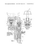 DISPENSING ASSEMBLY WITH SHUT OFF VALVE, BACKFLOW PREVENTER, AND METHODS     OF OPERATING THE SAME diagram and image