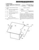 Folding Carton With Retractable Panel diagram and image