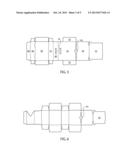 Folding Carton With Retractable Panel diagram and image