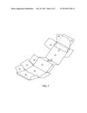 Folding Carton With Retractable Panel diagram and image