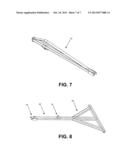 Hydraulically Actuated Drain Tile Roll Loading and Support Assembly diagram and image