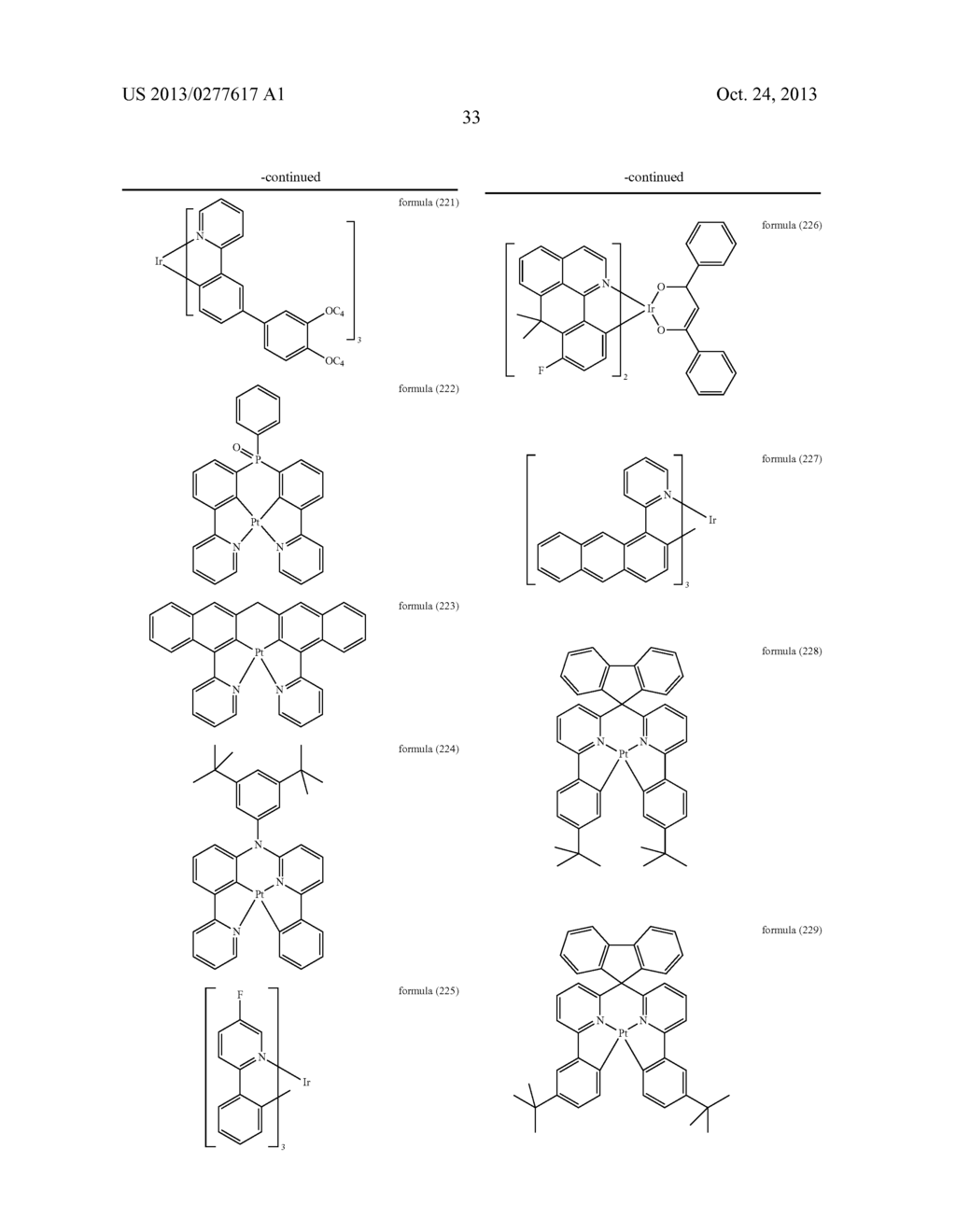 ORGANIC ELECTROLUMINESCENT DEVICE - diagram, schematic, and image 34