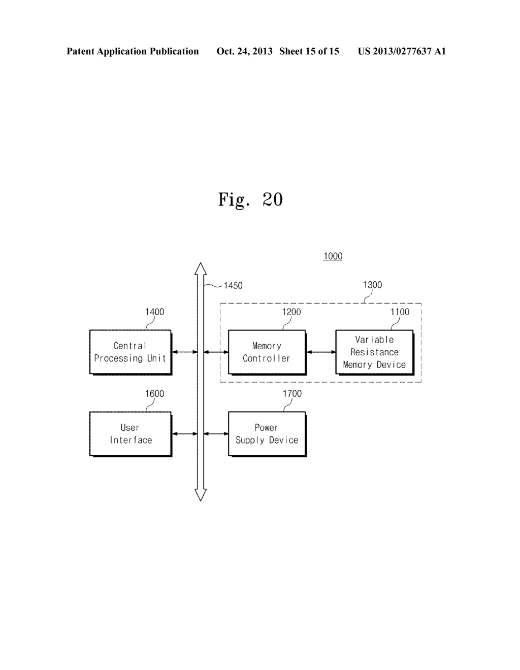 VARIABLE RESISTANCE MEMORY DEVICE AND METHOD OF MANUFACTURING THE SAME - diagram, schematic, and image 16