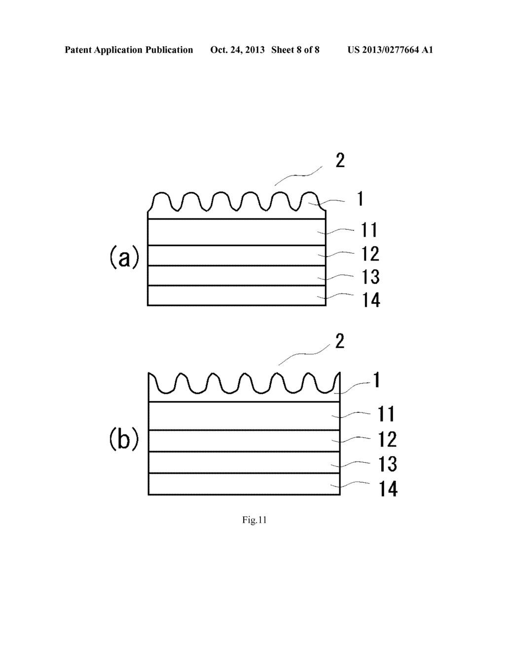 MICROSTRUCTURE FOR LIGHT-EMITTING ELEMENT, AND LIGHT-EMITTING ELEMENT AND     ILLUMINATION DEVICE INCLUDING MICROSTRUCTURE - diagram, schematic, and image 09