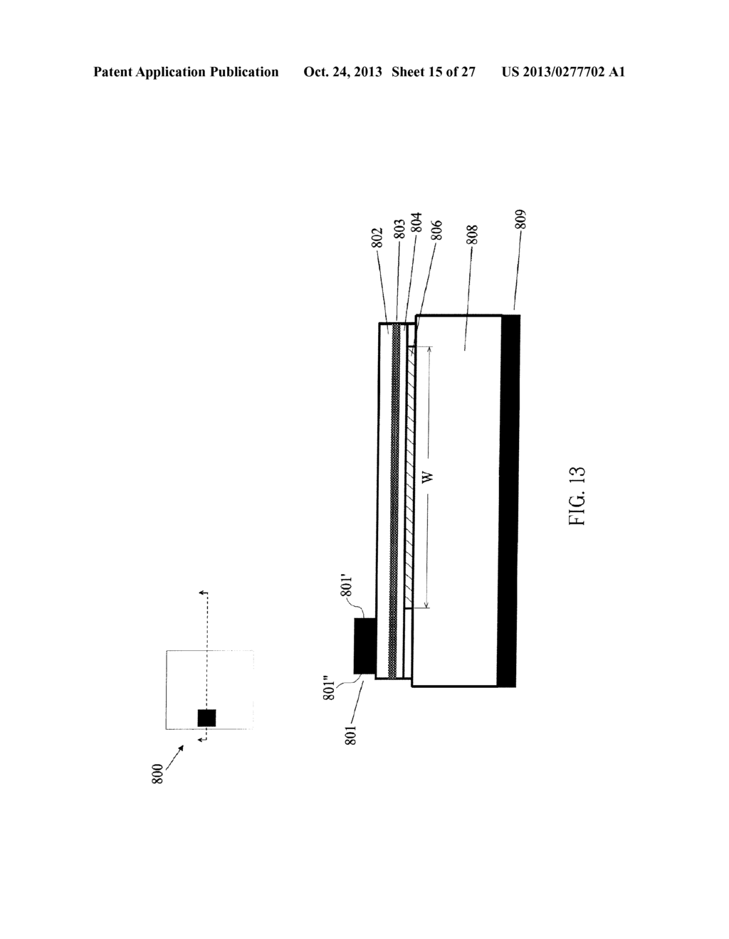 Light Emitting Diode Device Having Electrode With Low Illumination Side     And High Illumination Side - diagram, schematic, and image 16