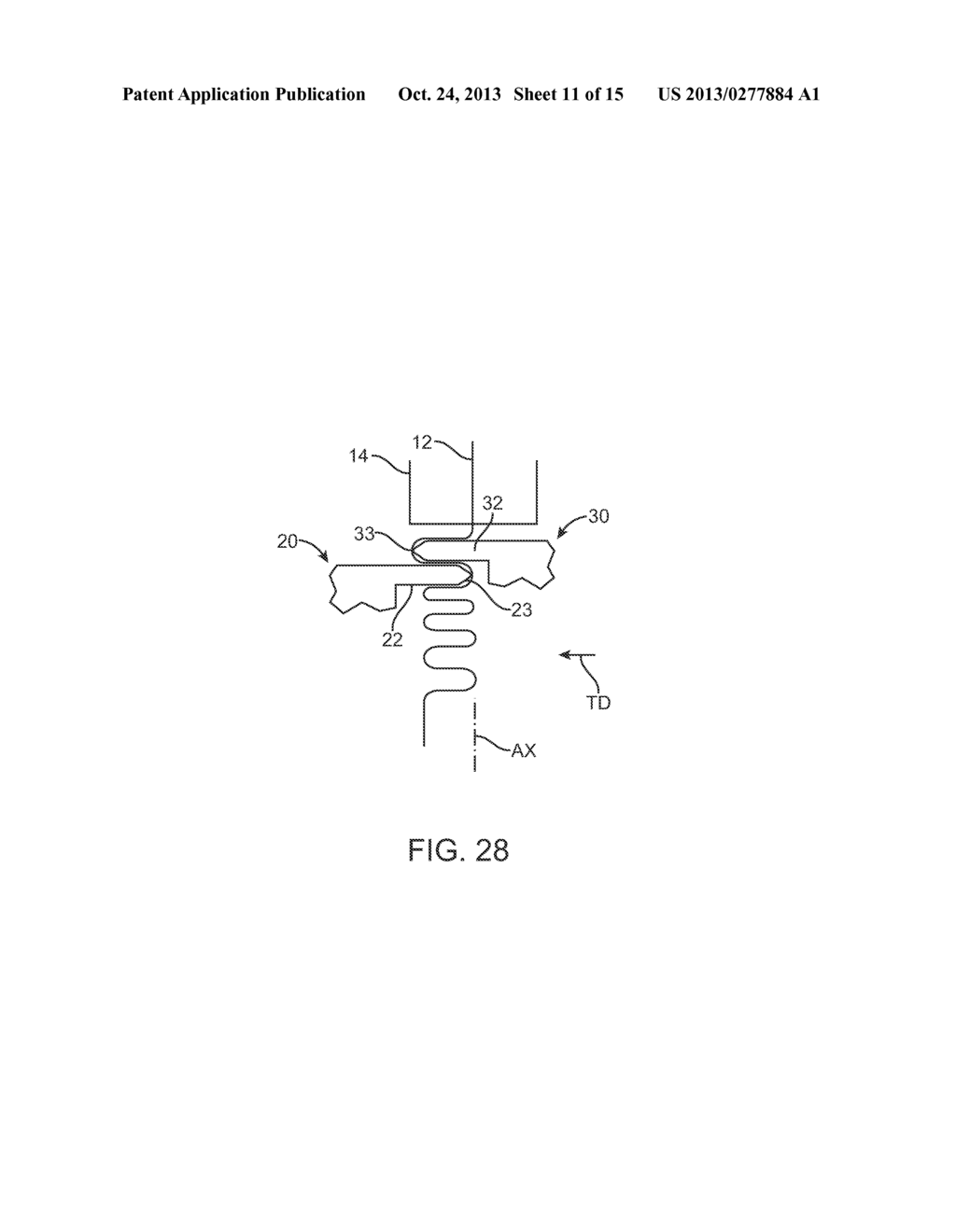 METHOD AND APPARATUS FOR CREATING FORMED ELEMENTS USED TO MAKE WOUND     STENTS - diagram, schematic, and image 12