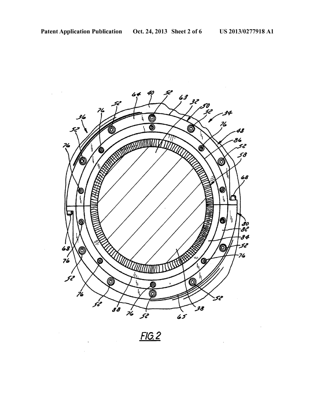 High Temperature Device Shaft Brush Seal Assembly, Brush Seal, And     Mounting Arrangement - diagram, schematic, and image 03