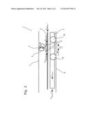 EMBARKING AND/OR DISEMBARKING EXTENSION HAVING BRAKING MEANS diagram and image