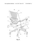 CHAIR WITH COLLAPSIBLE SEAT BACK diagram and image