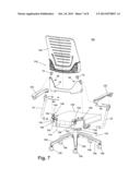 CHAIR WITH COLLAPSIBLE SEAT BACK diagram and image