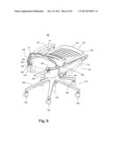 CHAIR WITH COLLAPSIBLE SEAT BACK diagram and image