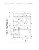 LEVEL SHIFT CIRCUIT UTILIZING RESISTANCE IN SEMICONDUCTOR SUBSTRATE diagram and image