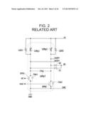 LEVEL SHIFT CIRCUIT UTILIZING RESISTANCE IN SEMICONDUCTOR SUBSTRATE diagram and image