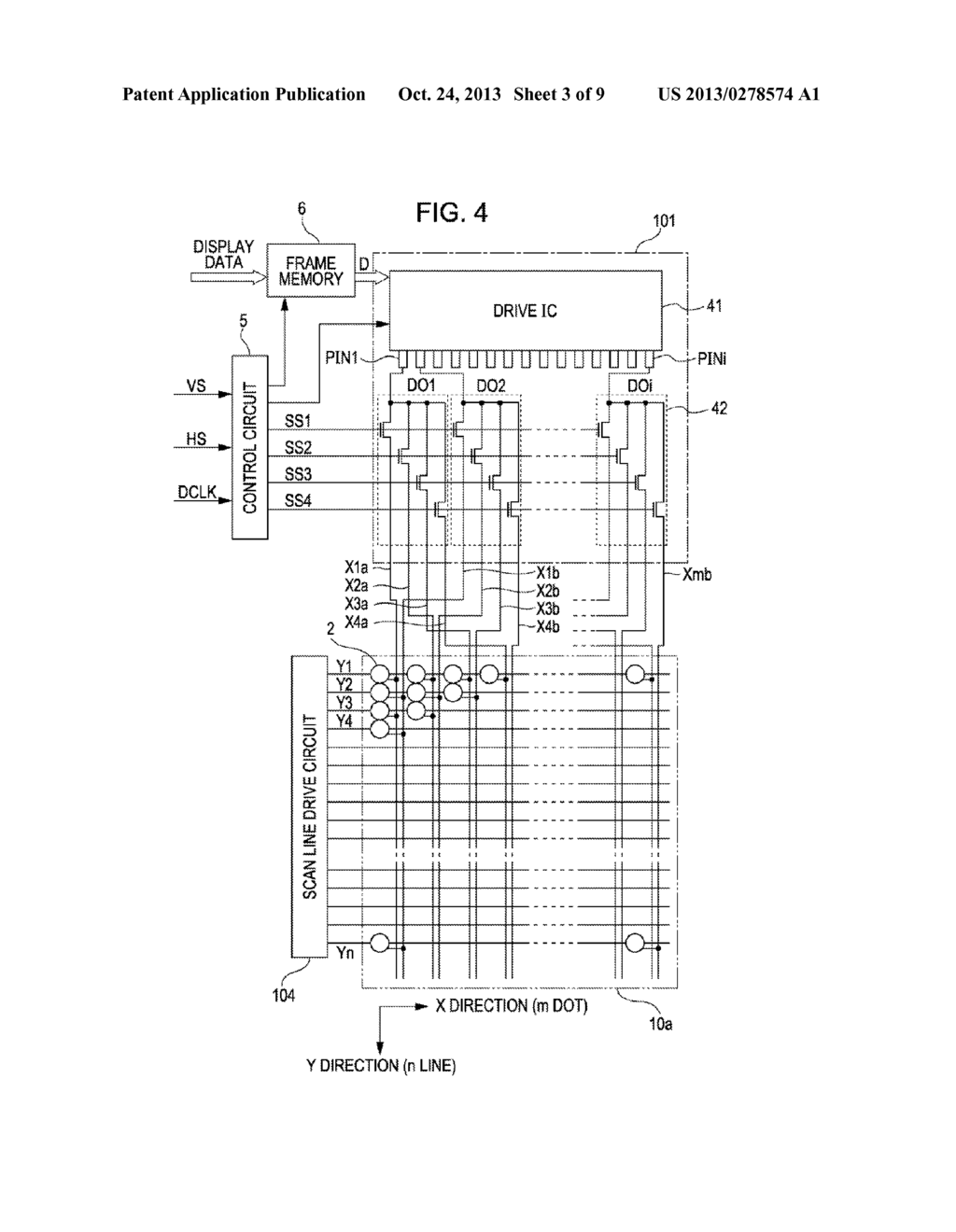 ELECTRO-OPTICAL DEVICE, DRIVING METHOD OF ELECTRO-OPTICAL DEVICE, AND     ELECTRONIC APPARATUS - diagram, schematic, and image 04