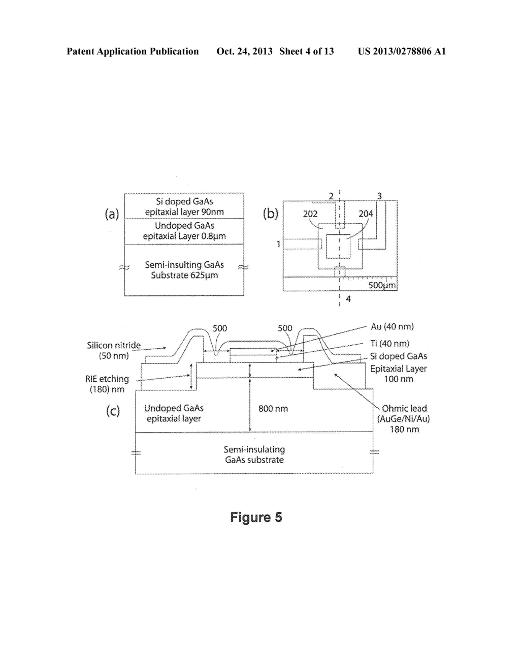 Method and Apparatus for High Resolution Photon Detection Based on     Extraordinary Optoconductance (EOC) Effects - diagram, schematic, and image 05