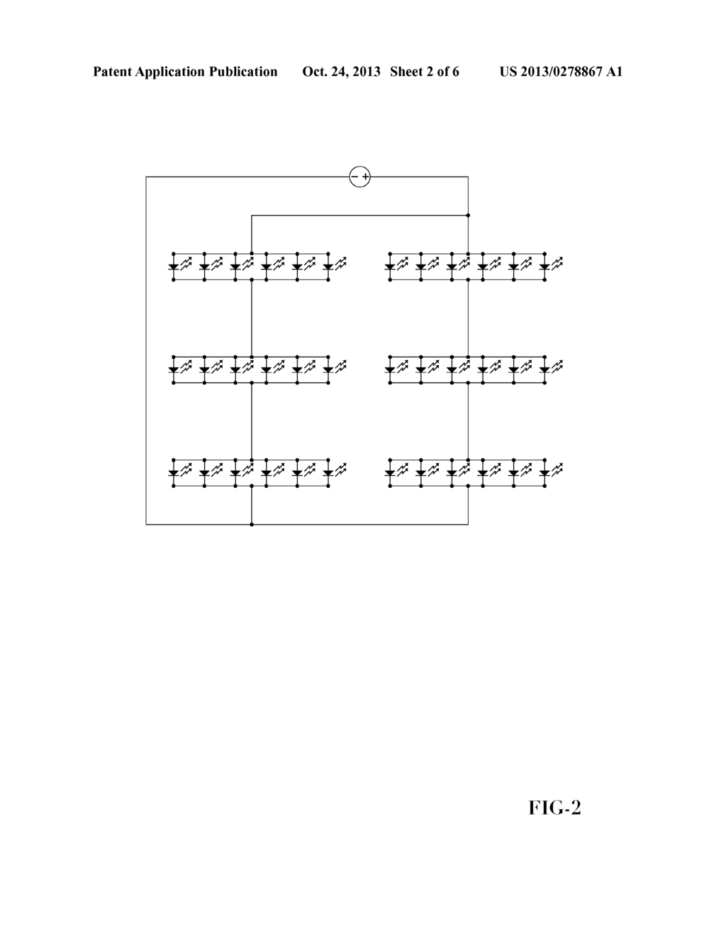 COMBINED SERIAL/PARALLEL LIGHT CONFIGURATION AND SINGLE LAYER PCB     CONTAINING THE SAME - diagram, schematic, and image 03