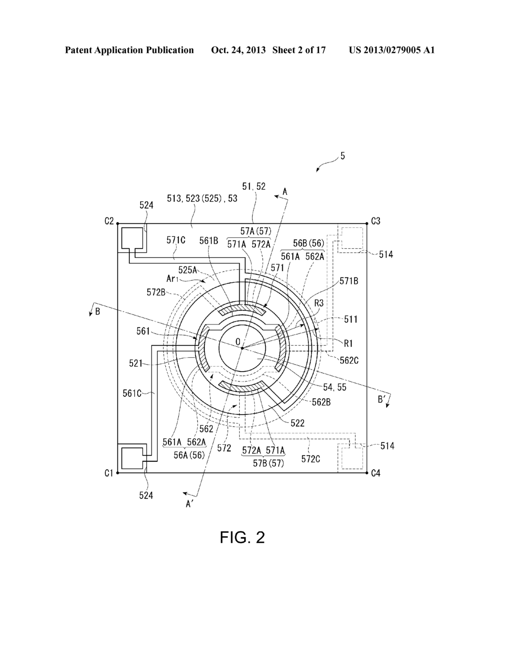 VARIABLE WAVELENGTH INTERFERENCE FILTER, OPTICAL FILTER DEVICE, OPTICAL     MODULE, AND ELECTRONIC APPARATUS - diagram, schematic, and image 03