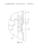 BATTERY COVER LATCHING STRUCTURE AND ELECTRONIC DEVICE EMPLOYING SAME diagram and image