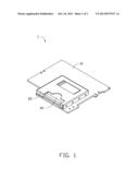 ELECTRONIC DEVICE WITH SHIELD FOR RECEIVING DIGITAL CARD diagram and image