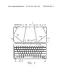 KEYBOARD DEVICE WITH A SUPPORT FOR SUPPORTING A KEYBOARD diagram and image