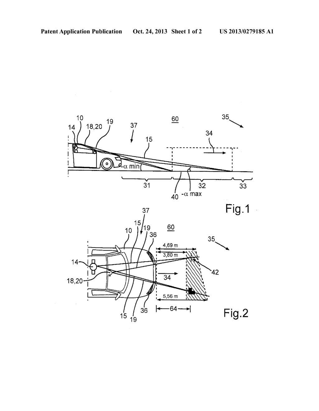 METHOD AND SYSTEM FOR COMPENSATING FOR MISALIGNMENT OF A HEADLIGHT - diagram, schematic, and image 02