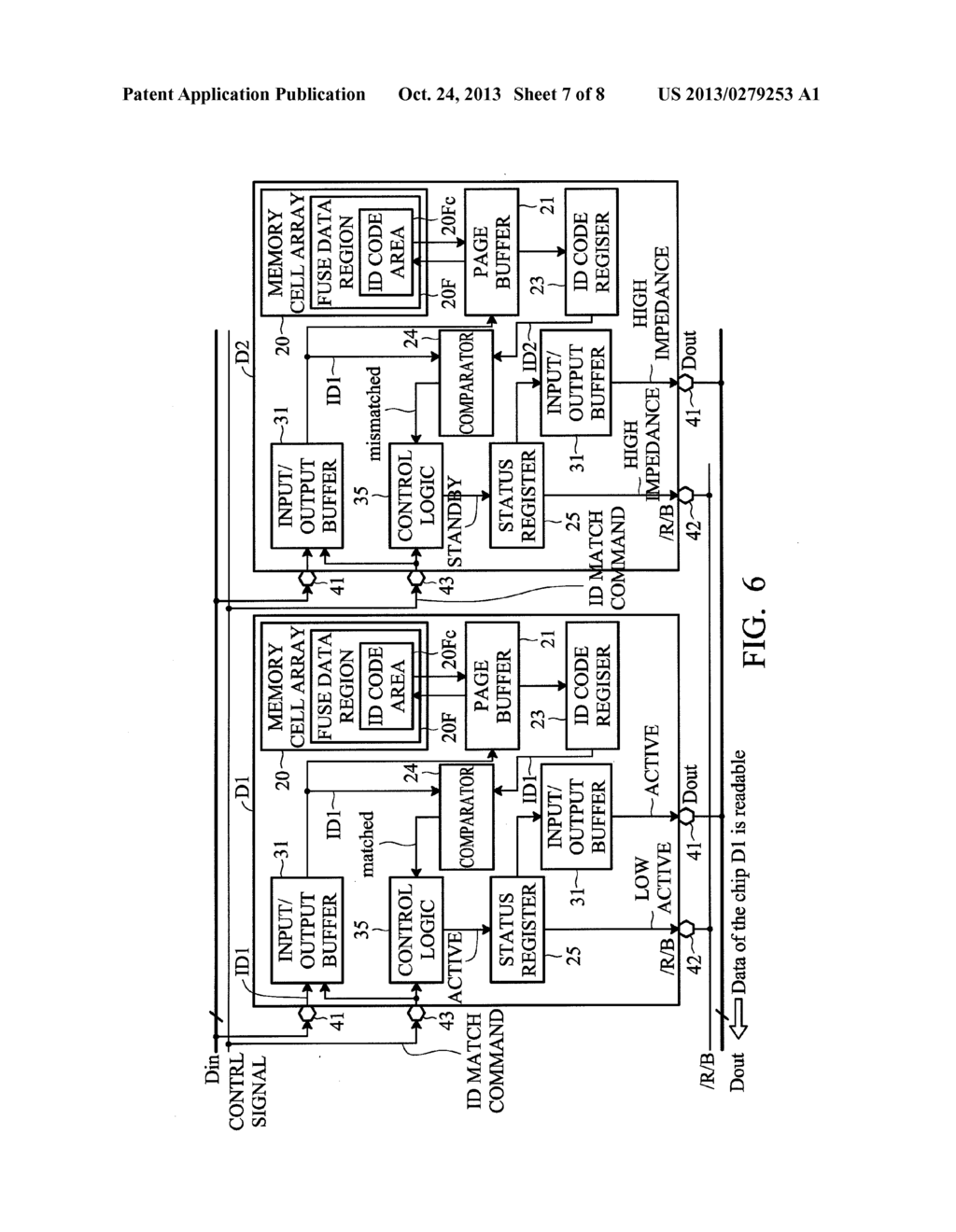 SEMICONDUCTOR MEMORY DEVICE AND WRITING METHOD OF ID CODES AND UPPER     ADDRESSES - diagram, schematic, and image 08