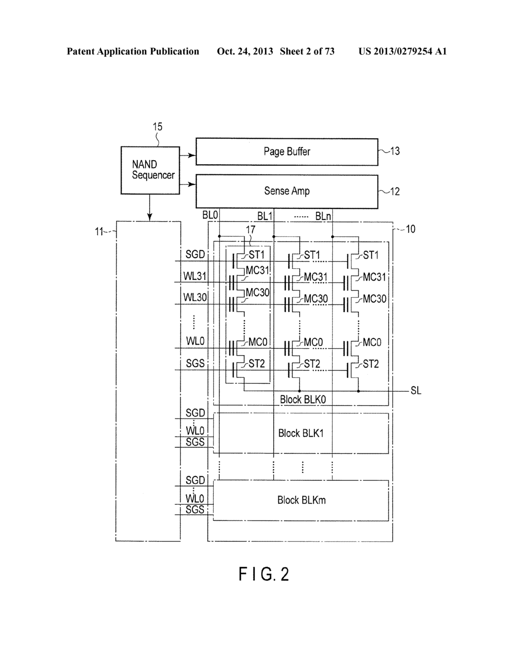 SEMICONDUCTOR MEMORY STORAGE APPARATUS HAVING CHARGE STORAGE LAYER AND     CONTROL GATE - diagram, schematic, and image 03