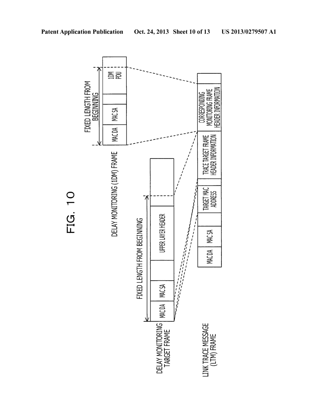 FRAME TRANSMISSION SYSTEM, FRAME TRANSMISSION APPARATUS, AND FRAME     TRANSMISSION METHOD - diagram, schematic, and image 11