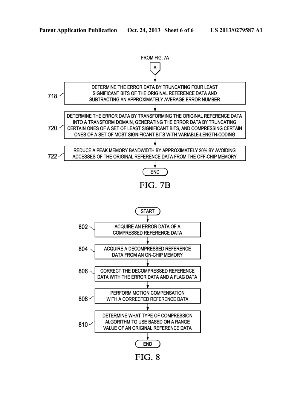 LOSSY COMPRESSION TECHNIQUE FOR VIDEO ENCODER BANDWIDTH REDUCTION USING     COMPRESSION ERROR DATA - diagram, schematic, and image 07