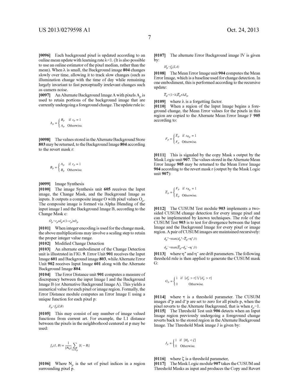 Method and Apparatus For Video Compression of Stationary Scenes - diagram, schematic, and image 17