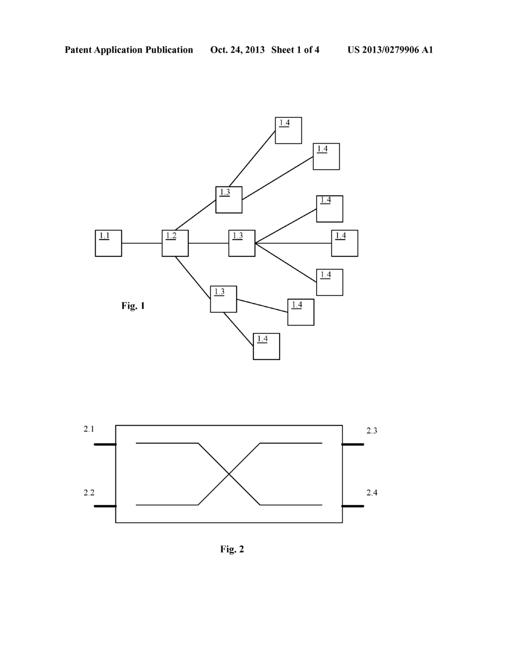 METHOD FOR COUPLING AN EMITTING DEVICE TO A FREQUENCY SPLITTER IN AN     OPTICAL PASSIVE NETWORK - diagram, schematic, and image 02