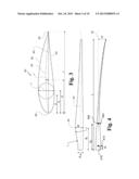 WIND TURBINE BLADE WITH CROSS-SECTIONAL SENSORS diagram and image