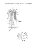 GAS TURBINE ENGINE AIRFOIL WITH DIRT PURGE FEATURE AND CORE FOR MAKING     SAME diagram and image