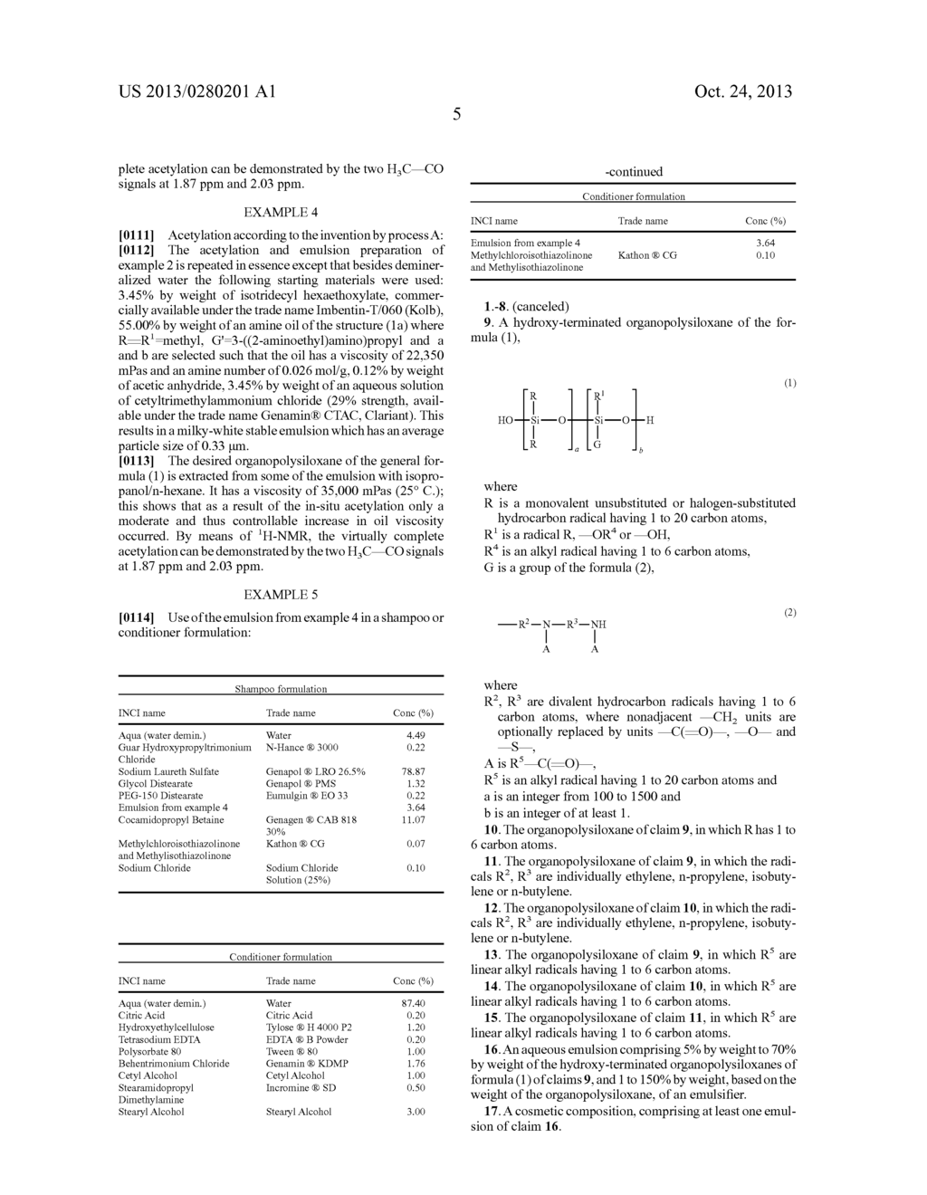 FULLY ACYLATED AMINO-FUNCTIONAL ORGANOPOLYSILOXANES - diagram, schematic, and image 06