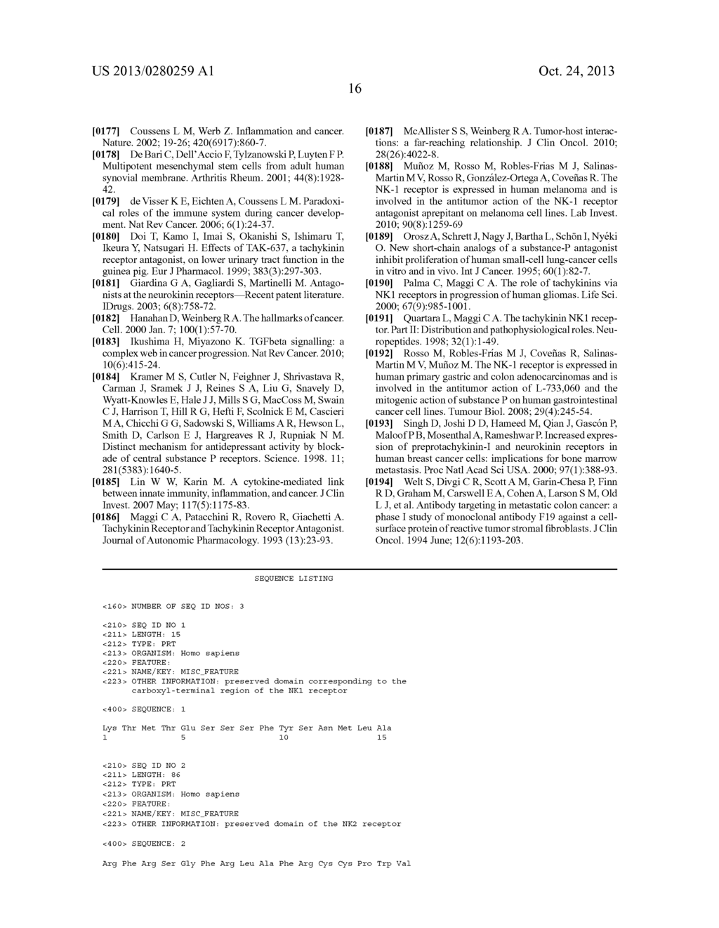 USE OF ANTIBODIES AGAINST NK1, NK2 AND/OR NK3 RECEPTORS IN CANCER     TREATMENT - diagram, schematic, and image 72