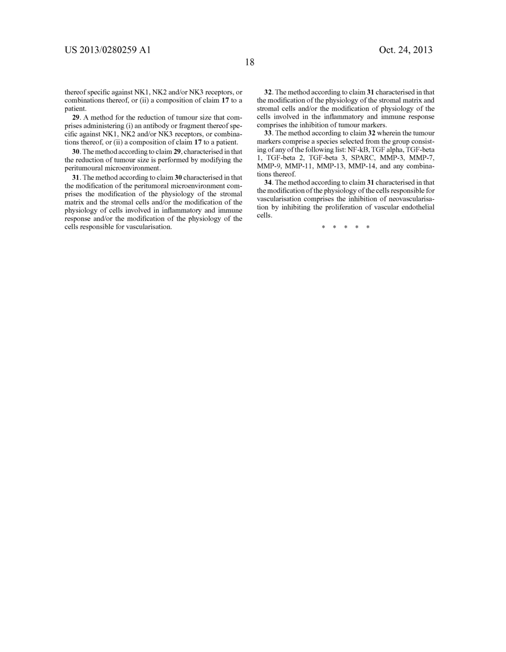 USE OF ANTIBODIES AGAINST NK1, NK2 AND/OR NK3 RECEPTORS IN CANCER     TREATMENT - diagram, schematic, and image 74