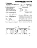 SANDWICH-TYPE, STRUCTURAL, COMPOSITE COMPONENT HAVING A CUT-OUT FEATURE     WITH A SUBSTANTIALLY HIDDEN CORE, ASSEMBLY UTILIZING SAME AND PANEL FOR     USE IN A VEHICLE LOAD FLOOR ASSEMBLY diagram and image