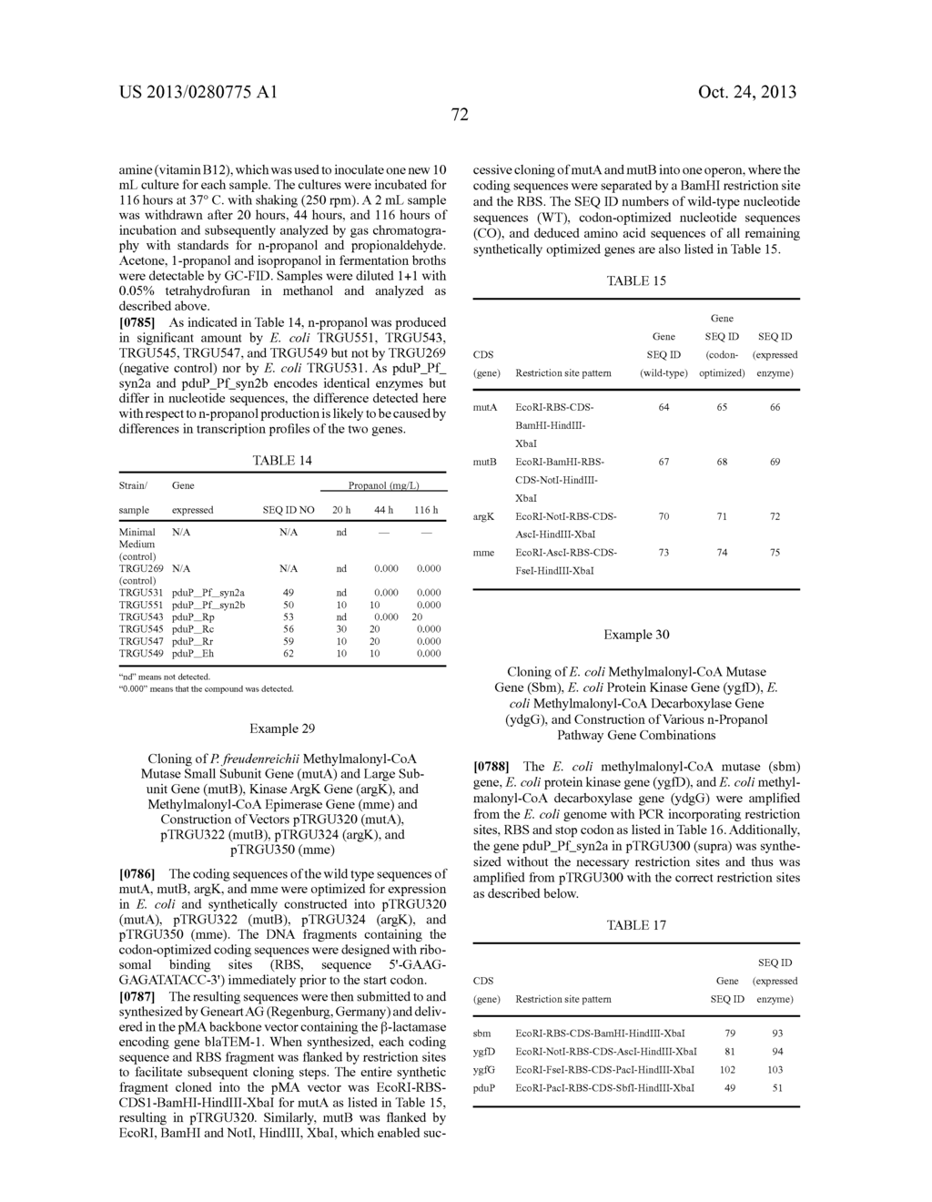 Recombinant N-propanol and Isopropanol Production - diagram, schematic, and image 79