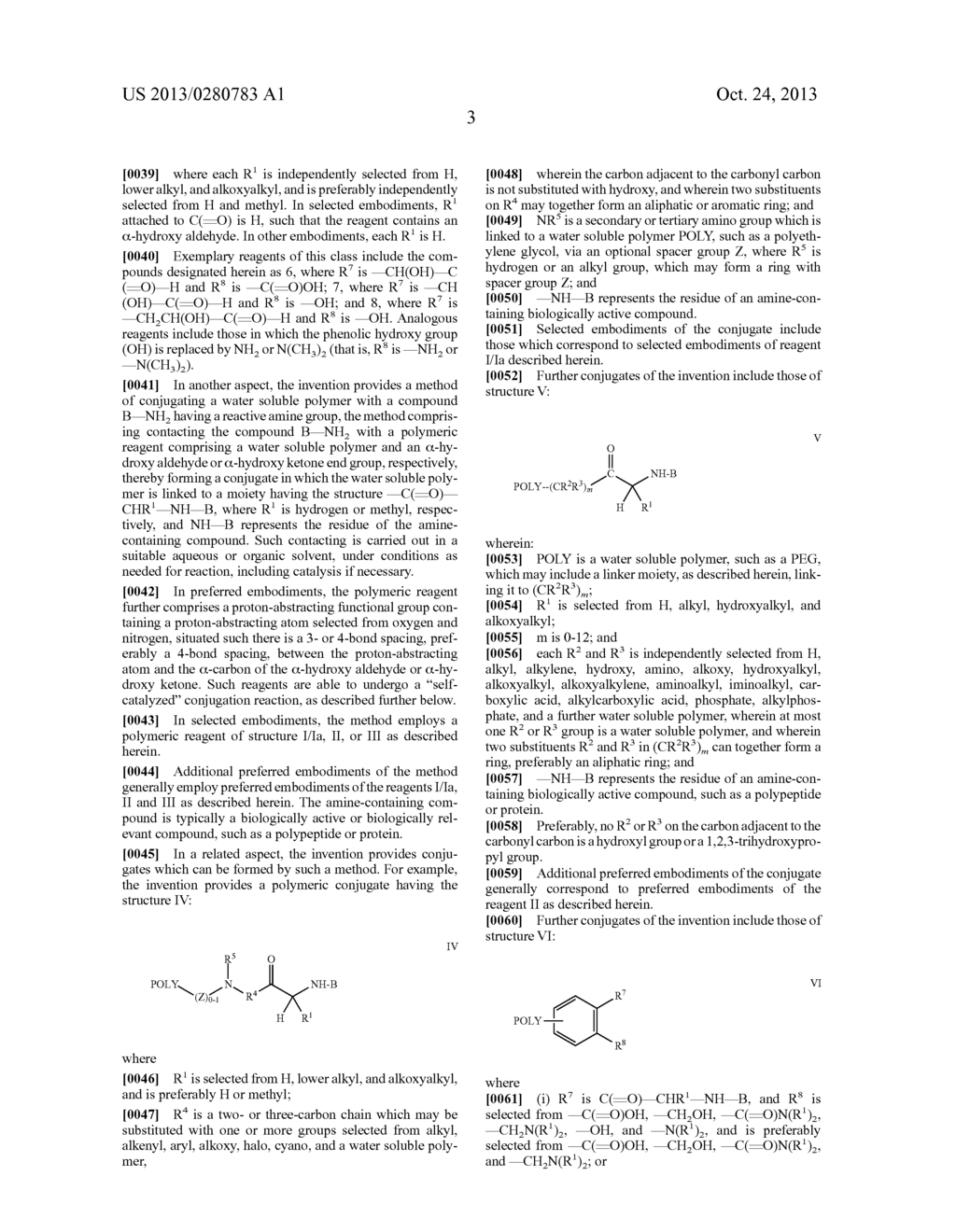 POLYMERIC ALPHA-HYDROXY ALDEHYDE AND KETONE REAGENTS AND CONJUGATION     METHOD - diagram, schematic, and image 10