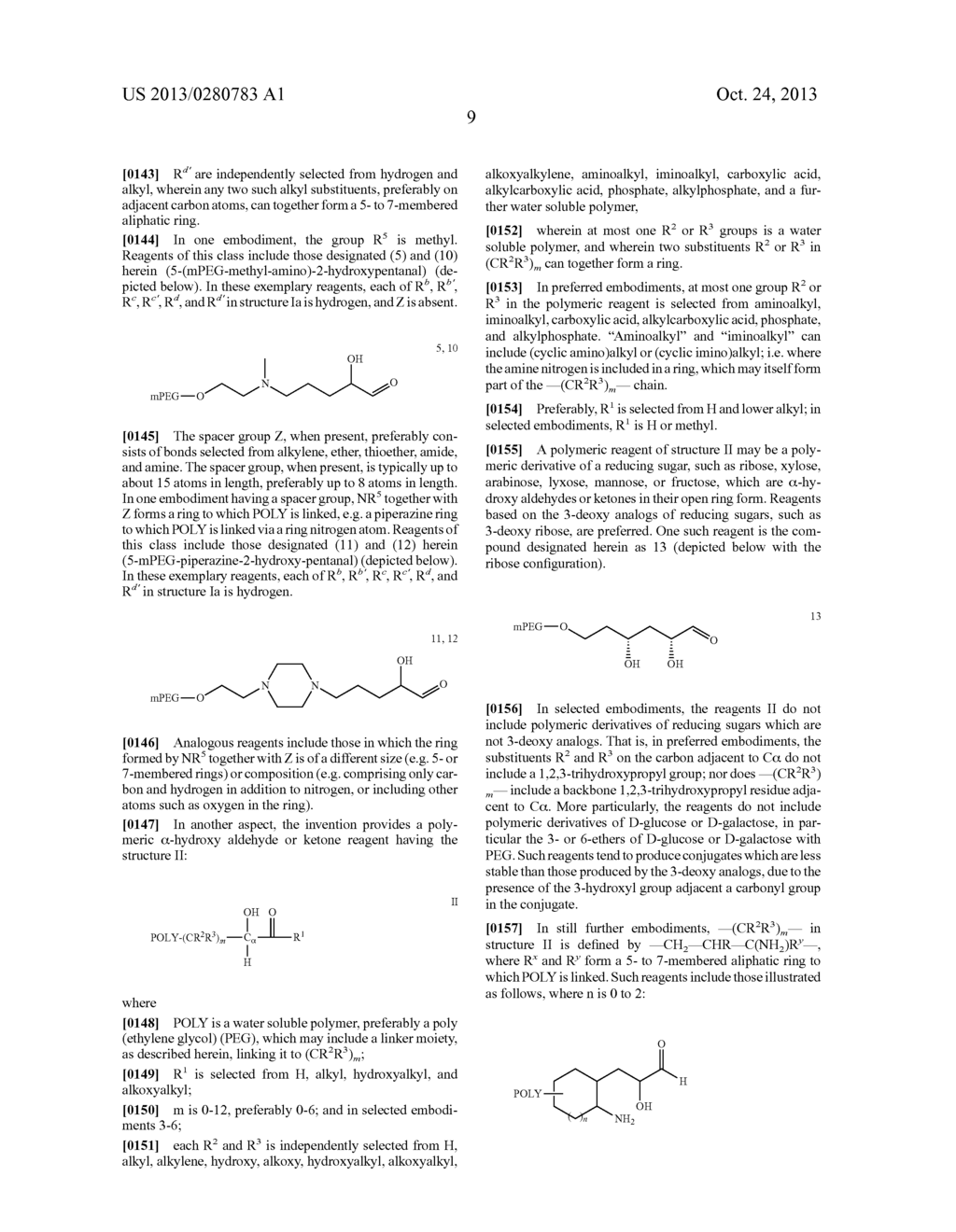 POLYMERIC ALPHA-HYDROXY ALDEHYDE AND KETONE REAGENTS AND CONJUGATION     METHOD - diagram, schematic, and image 16