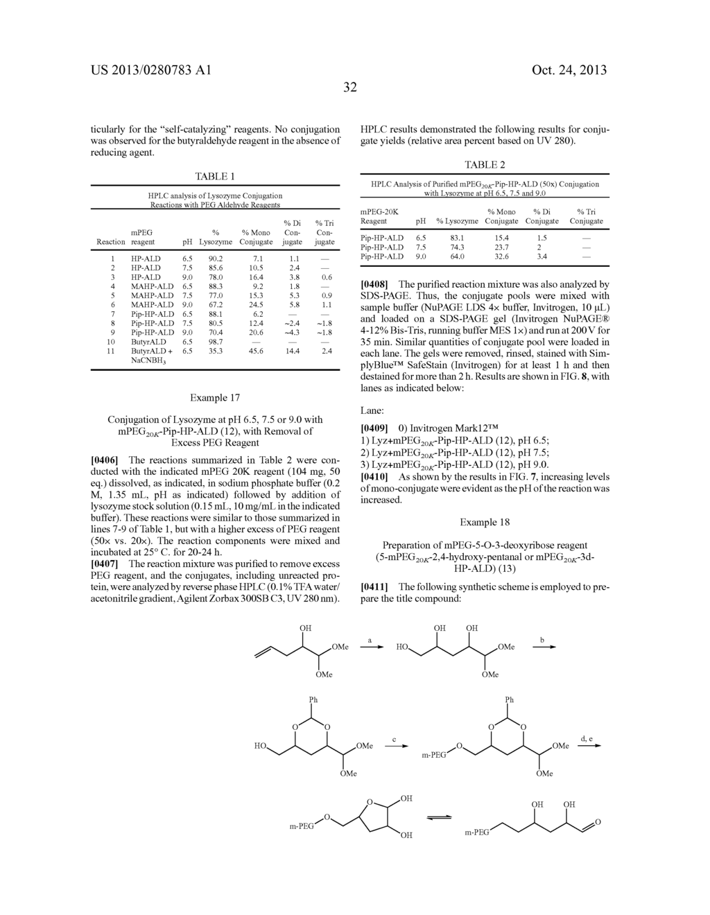 POLYMERIC ALPHA-HYDROXY ALDEHYDE AND KETONE REAGENTS AND CONJUGATION     METHOD - diagram, schematic, and image 39