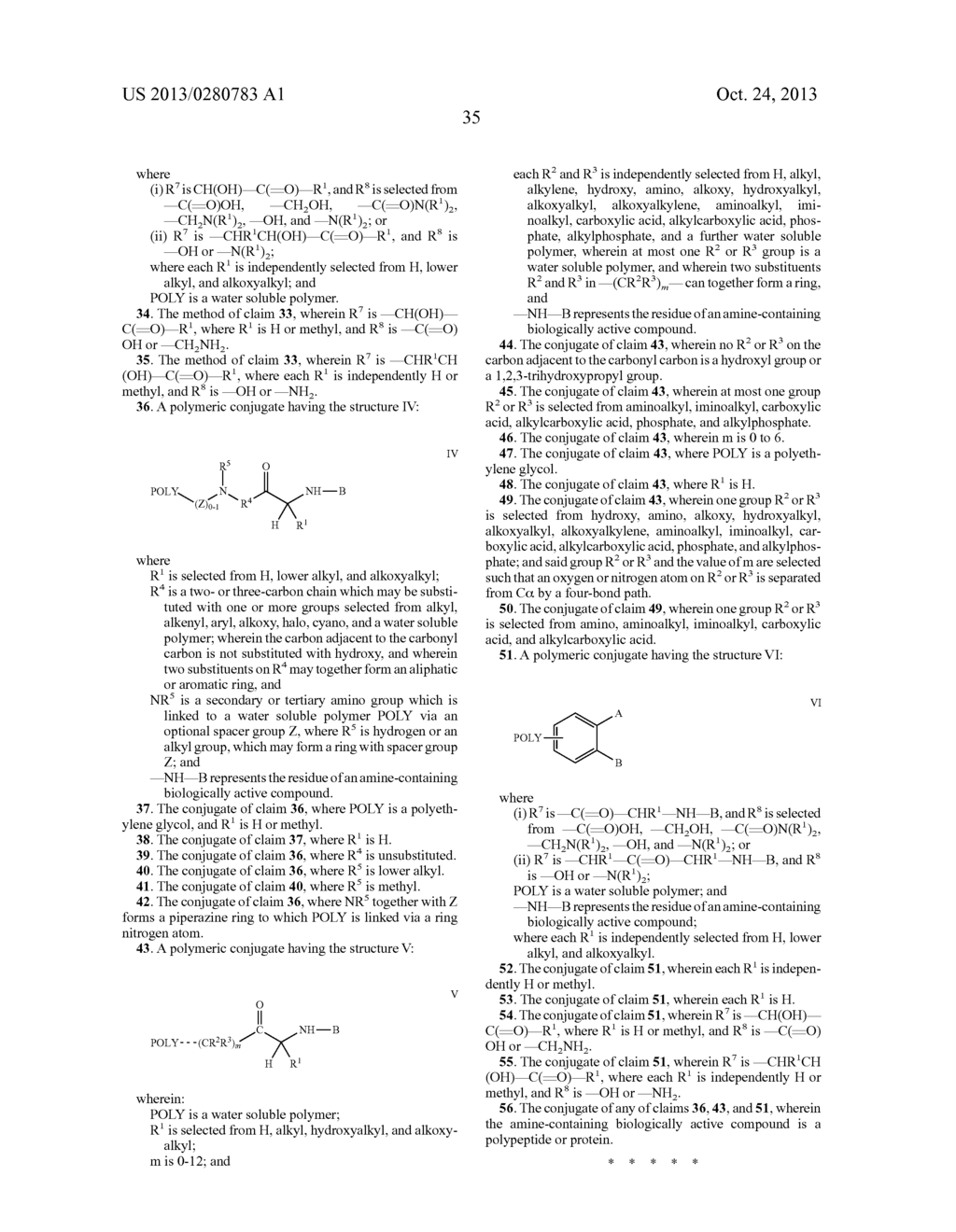 POLYMERIC ALPHA-HYDROXY ALDEHYDE AND KETONE REAGENTS AND CONJUGATION     METHOD - diagram, schematic, and image 42