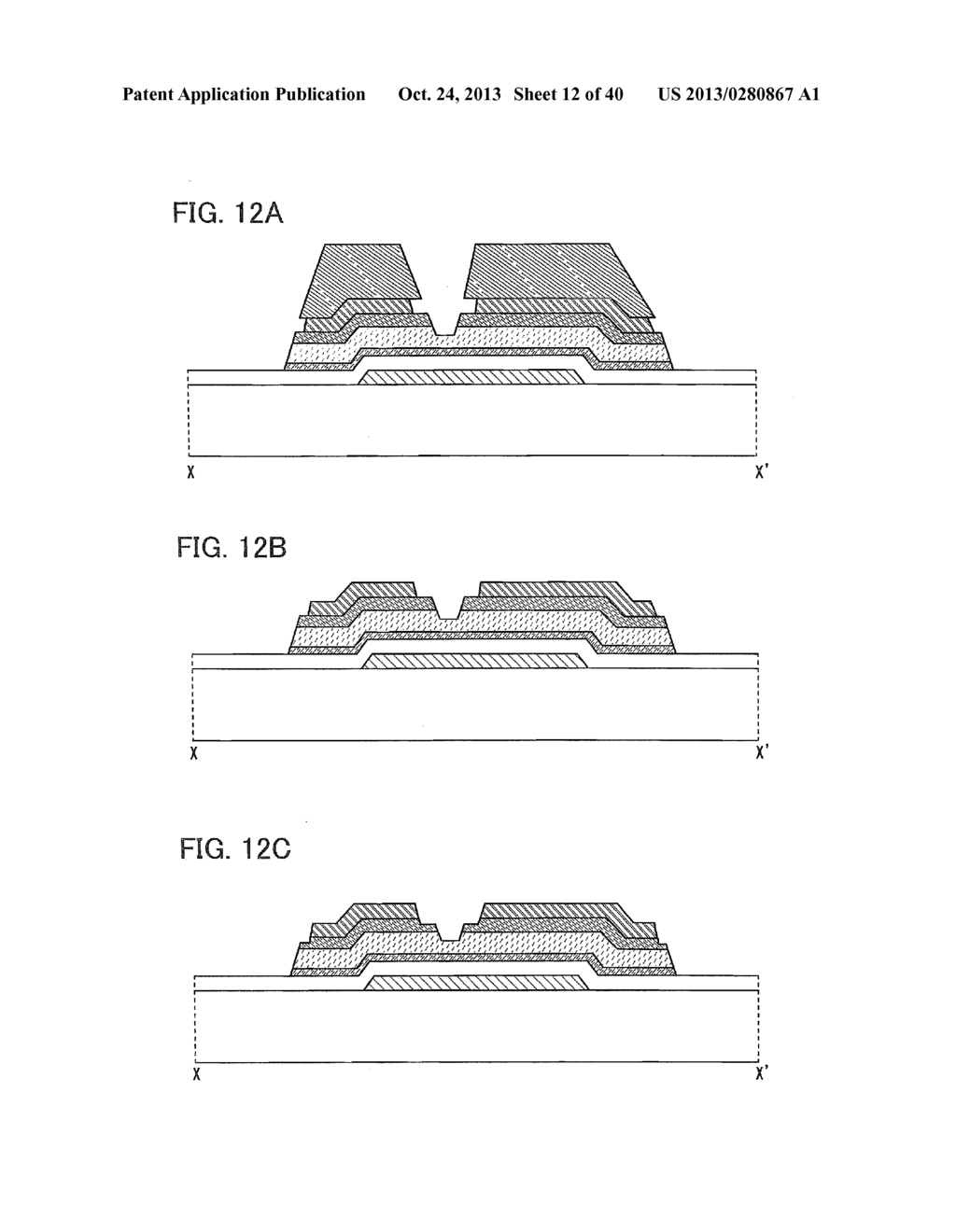 METHODS FOR MANUFACTURING THIN FILM TRANSISTOR AND DISPLAY DEVICE - diagram, schematic, and image 13