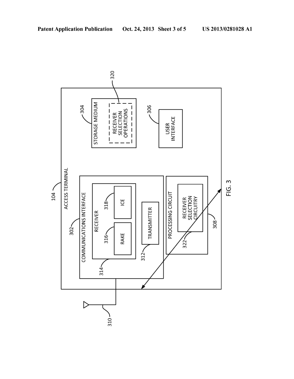 APPARATUS AND METHOD FOR SELECTION BETWEEN RECEIVERS IN A WIRELESS     COMMUNICATION SYSTEM - diagram, schematic, and image 04