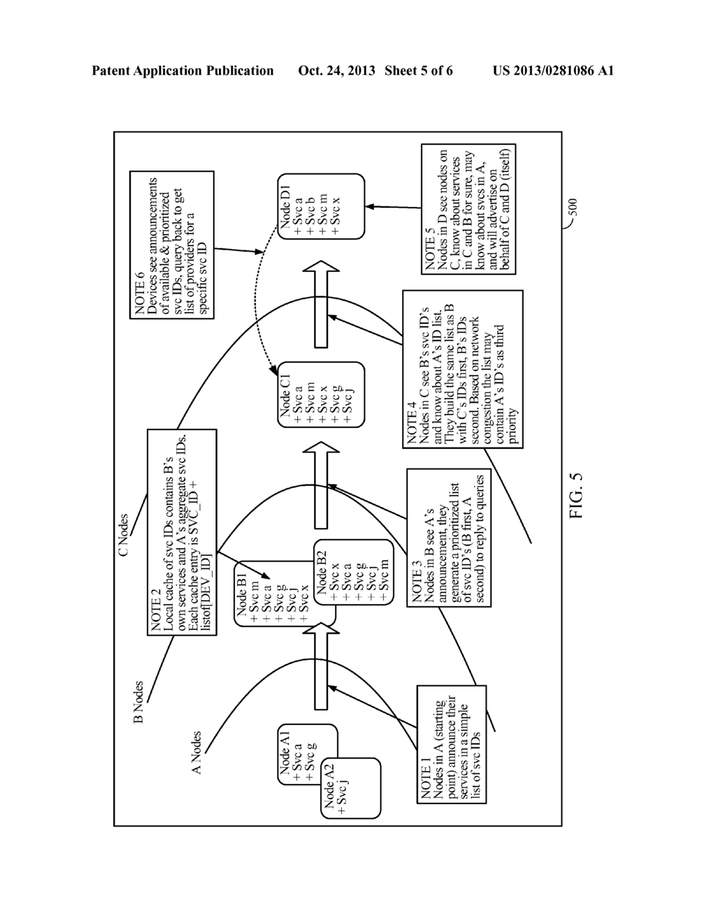 METHODS AND SYSTEMS FOR SERVICE DISCOVERY MANAGEMENT IN PEER-TO-PEER     NETWORKS - diagram, schematic, and image 06