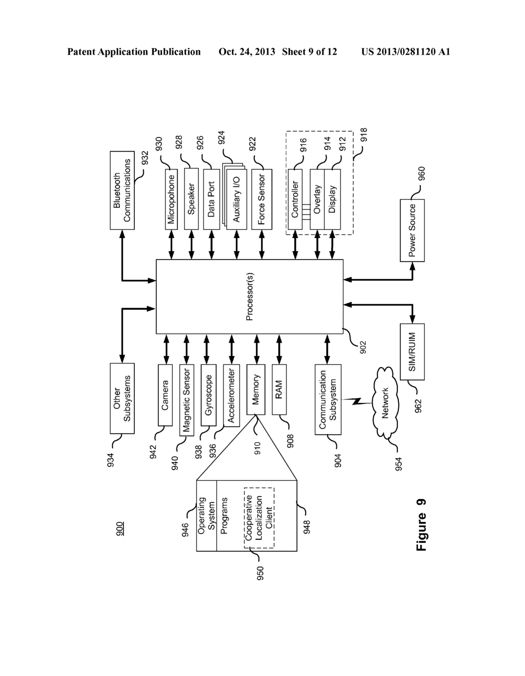 COOPERATIVE LOCALIZATION OF PORTABLE ELECTRONIC DEVICES - diagram, schematic, and image 10